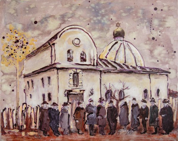 The Great Synagogue of Iasi painting